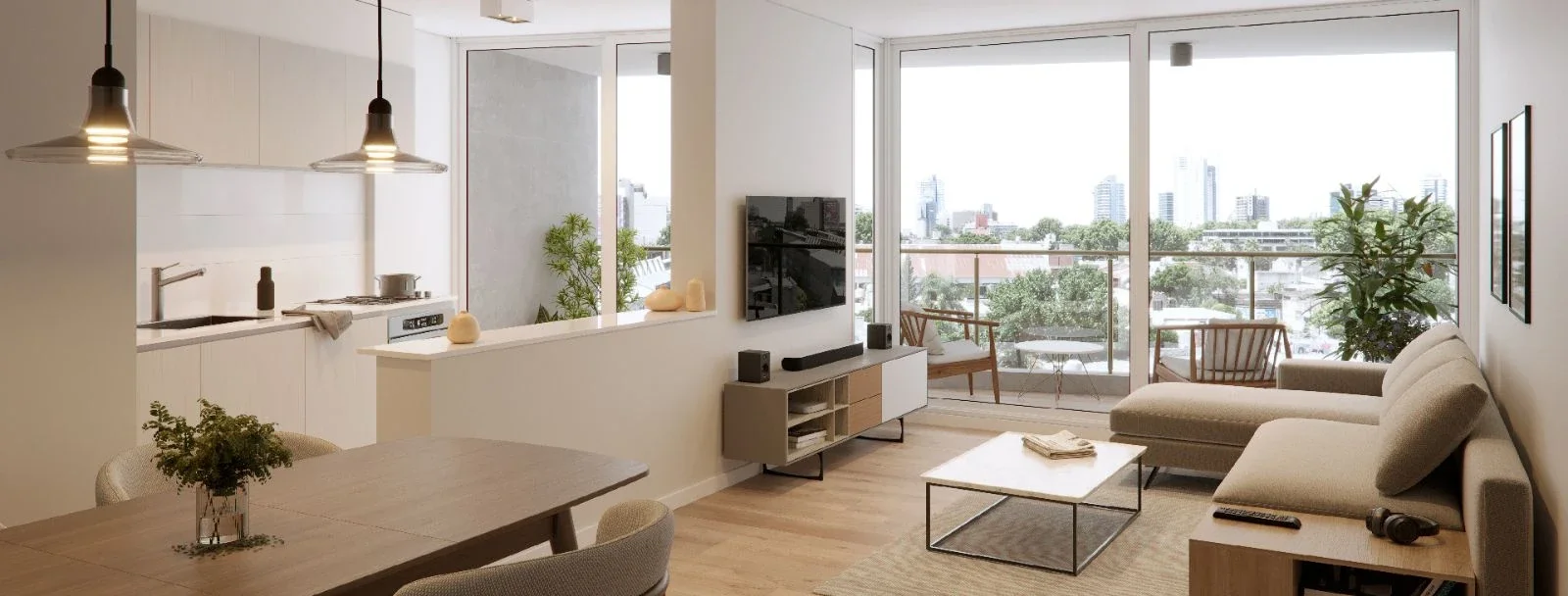 Departamento EN VENTA - 2 Dorm. + Balcón corrido - Av. Avellaneda 400, Rosario - Imagen 1