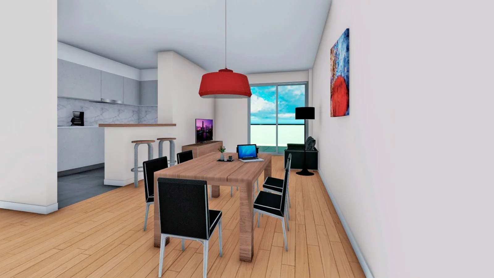 1 dormitorio con cochera a estrenar en venta en Rosario - Imagen 4