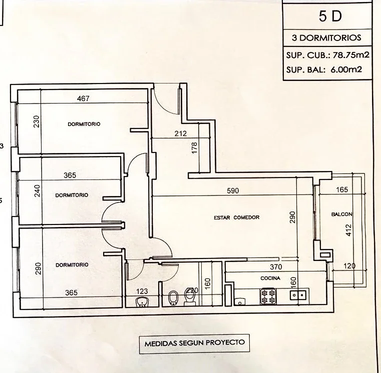 Departamento en alquiler de 3 dormitorios en Rosario - Imagen 2