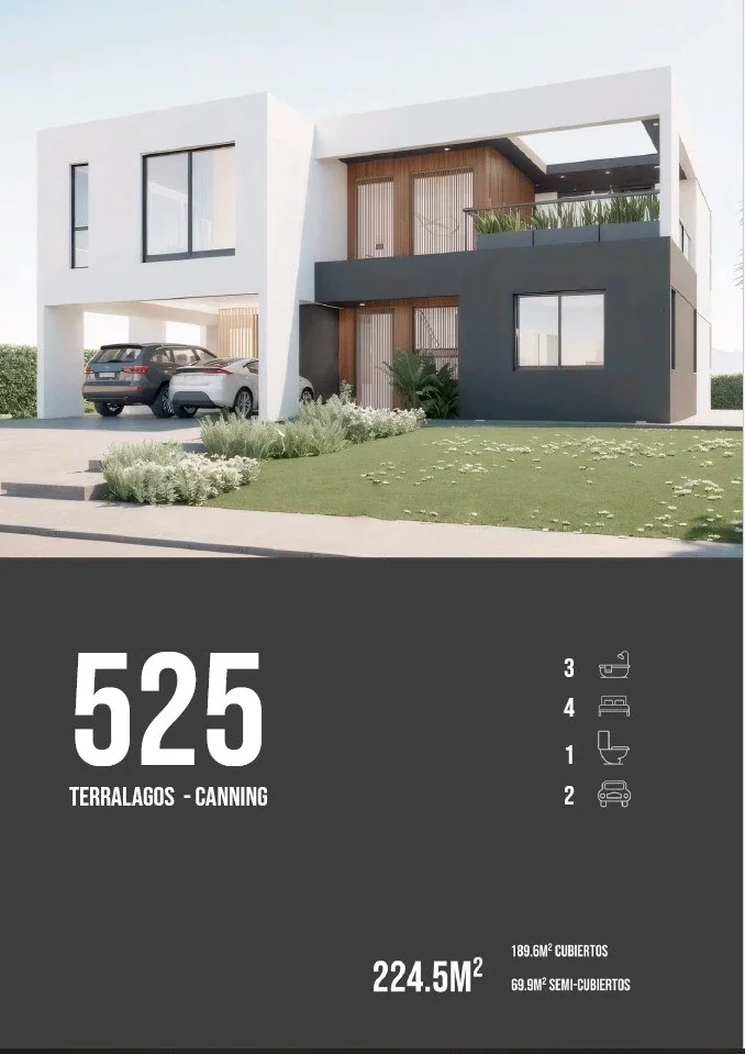 Casa Moderna a Estrenar 5 Amb con Quincho y Piscina - Terralagos, Canning - Imagen 2