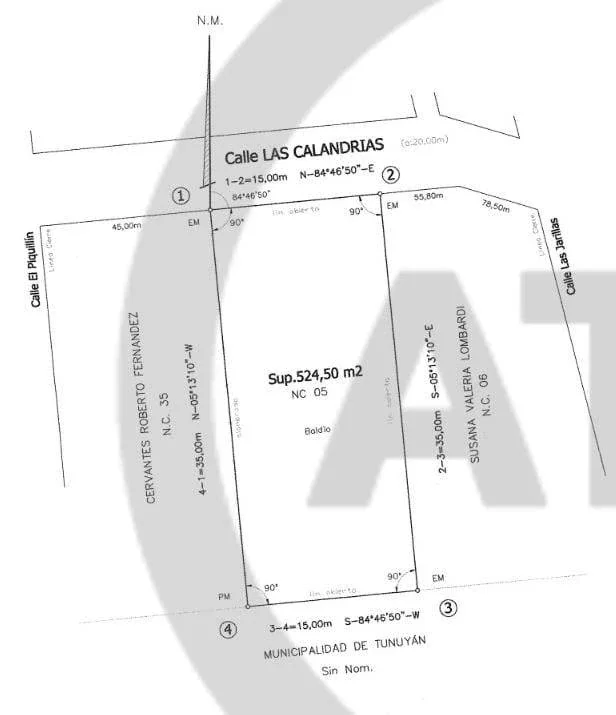 Terreno / Lote en venta de 524.5m2 ubicado en Los Chacayes - Imagen 2