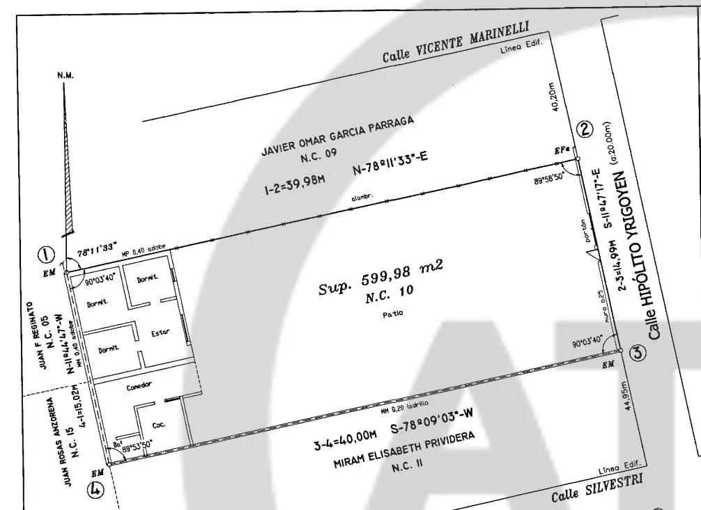 Terreno / Lote en venta de 600m2 ubicado en Tunuyán - Imagen 1