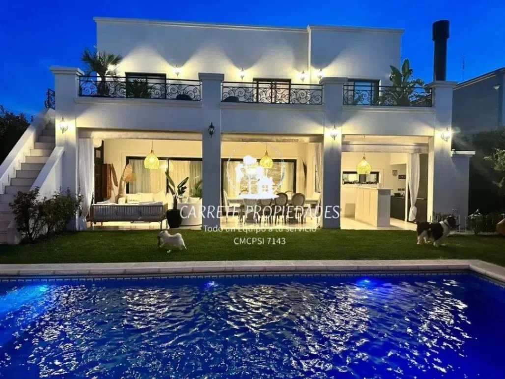 Magnifica Casa en venta 5 amb. escritorio y pileta. Barrio San Eduardo. Pilar - Imagen 4